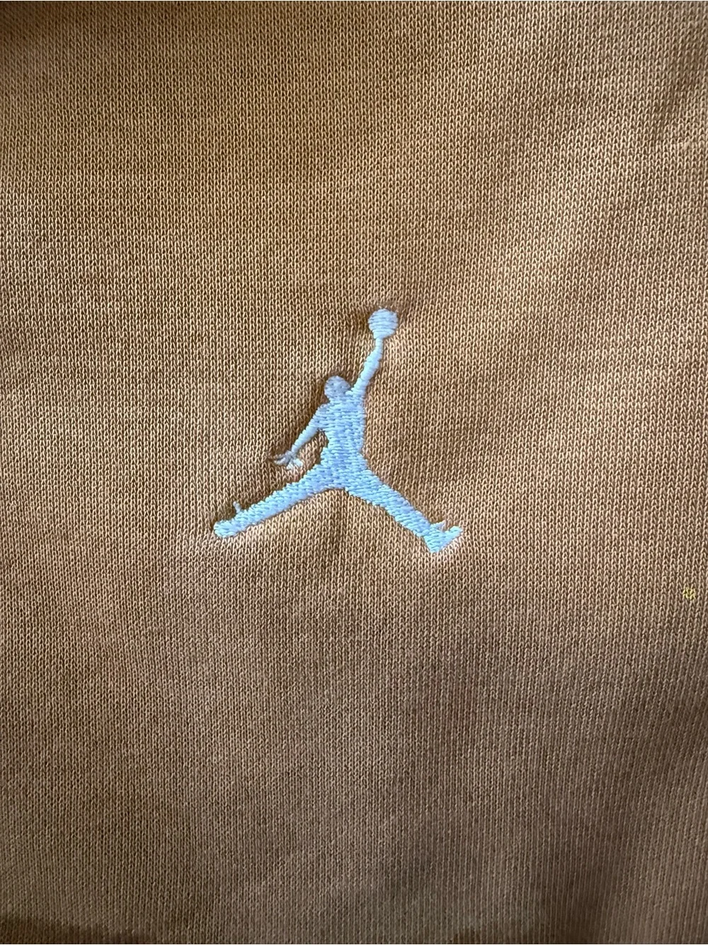 Air Jordan Hooded Sweatshirt with Tan Jumpman Logo - Small #Jordan #GOAT